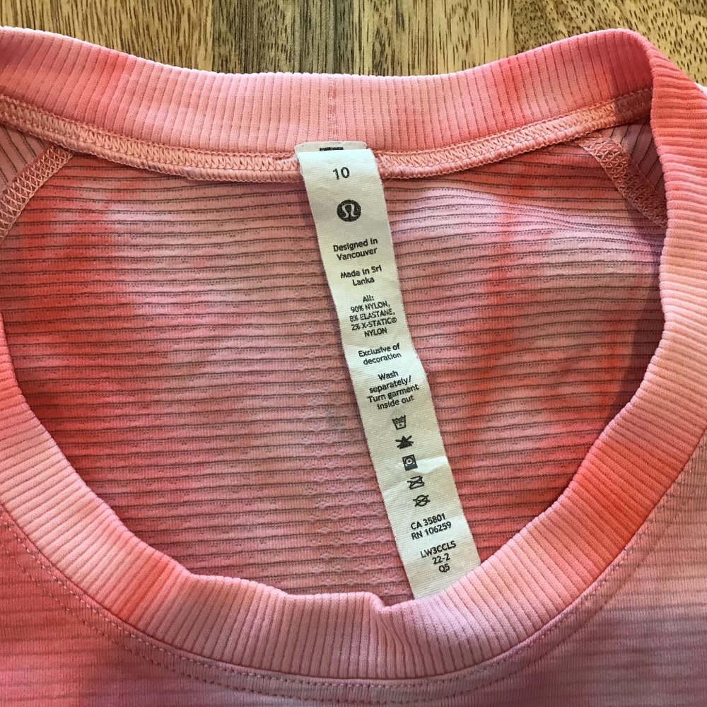 Lululemon Swiftly Tech Short Sleeve Shirt 2.0